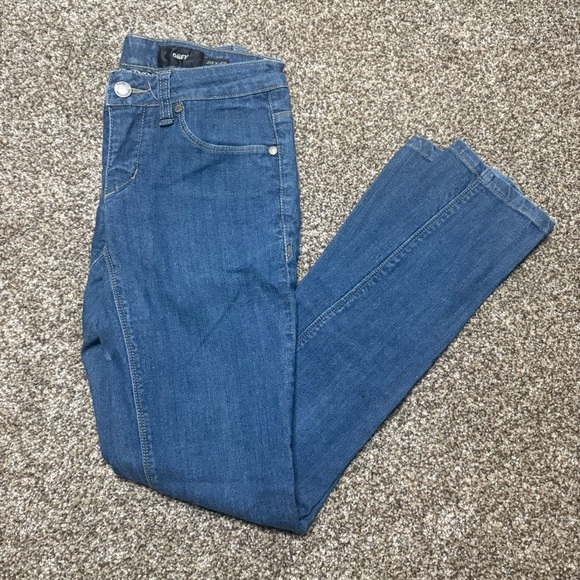 Obey Women's Straight Leg Blue Jeans - Picture 2 of 12